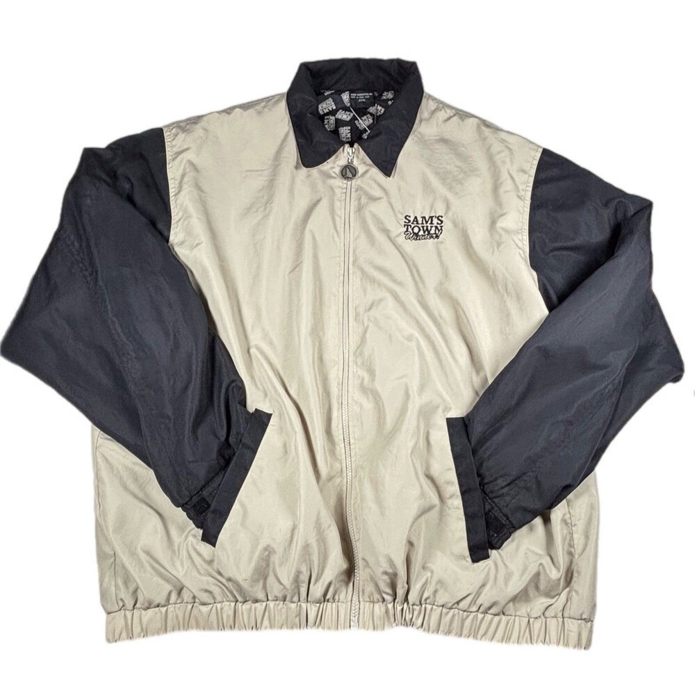 Vintage Sam's Town Las Vegas Winner Jacket Men's Size XXXL Casino Windbreaker